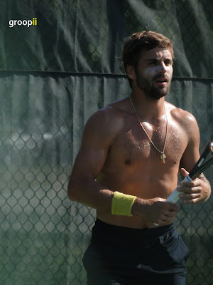 Arnaud Clement Shirtless at Cincinnati Open 2010