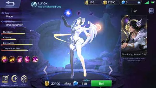 Build Lunox Mobile Legend Terbaik Untuk Melawan Apapun Musuhnya