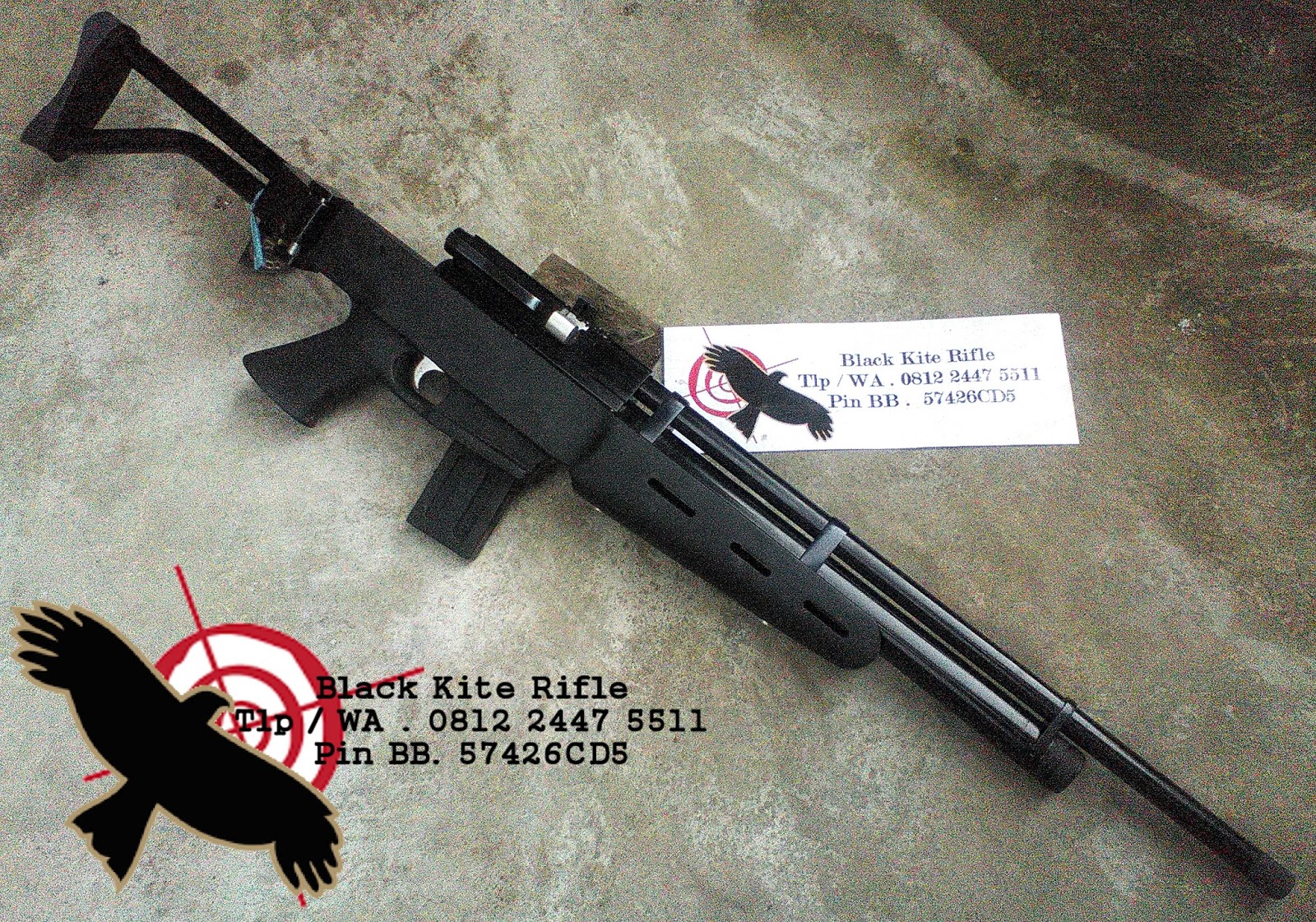 Black Kite Rifle: Senapan PCP
