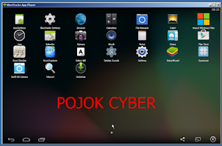 Tampilan BlueStack di PC Windows