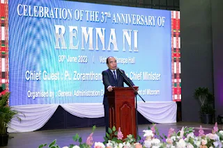 Mizoram celebrated Remna Ni (Peace Day) with various events held across the state. The main celebration held at Vanapa Hall in Aizawl was graced by Chief Minister Pu Zoramthanga as a Chief Guest