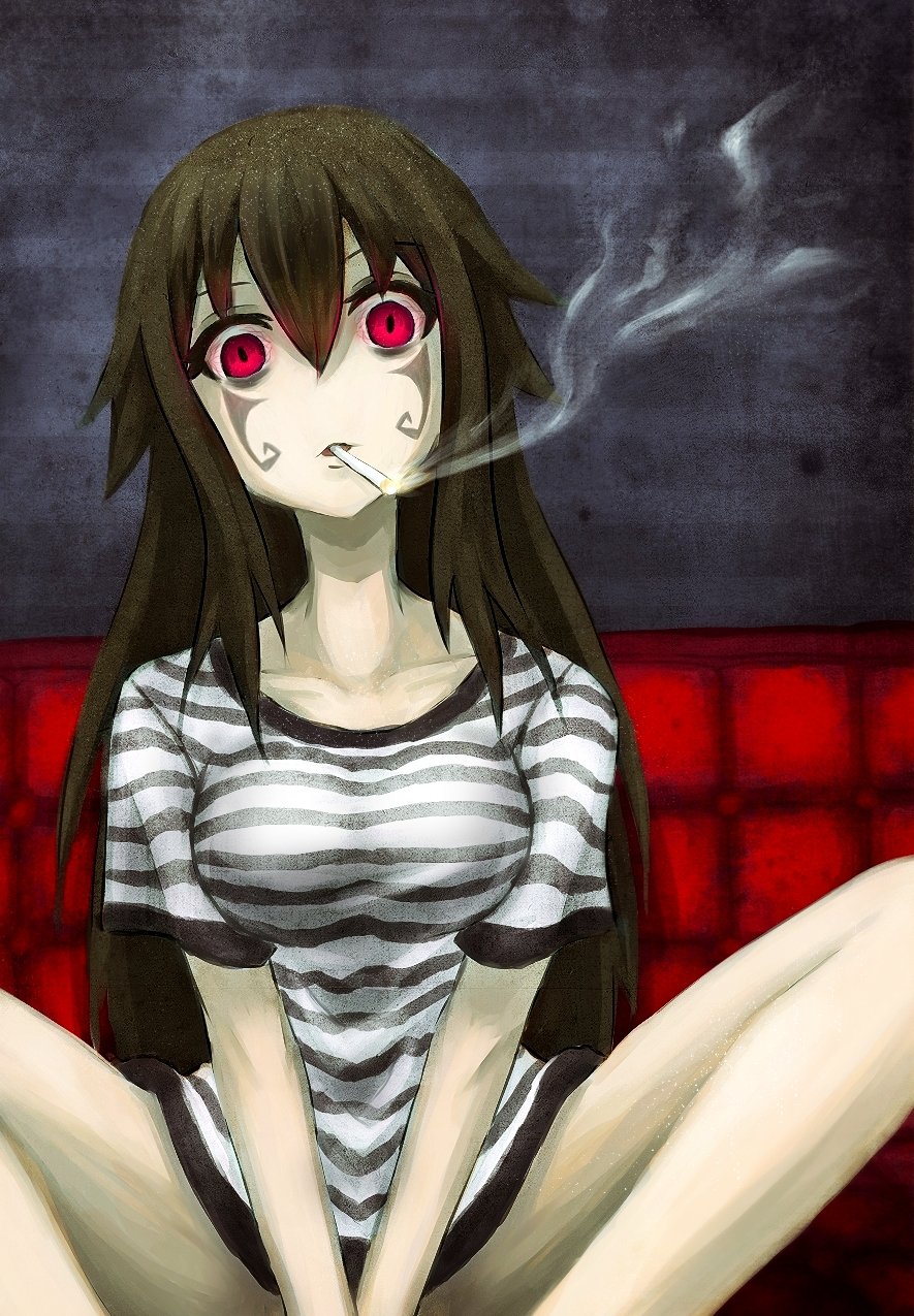 Give me pictures for cool anime girls with smoking ...