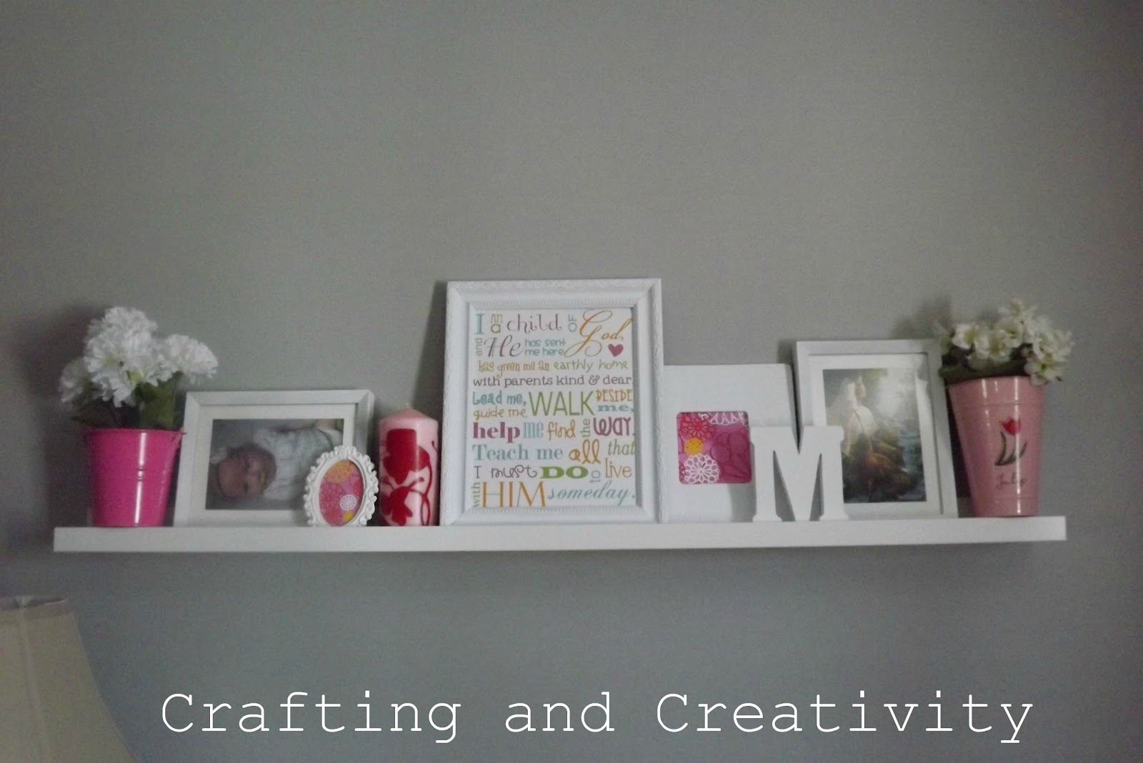 Crafting and Creativity: tour of my house--stuff on the walls!