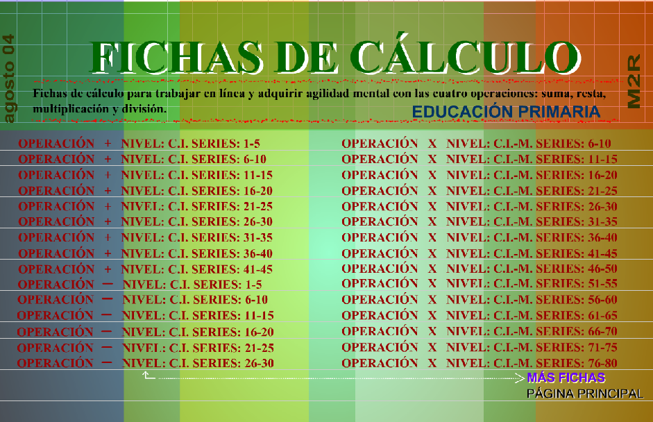 http://www3.gobiernodecanarias.org/medusa/eltanquematematico/fichascalculo/fichascalculo_p.html