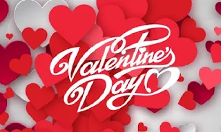 Valentine pix with red heart stickers