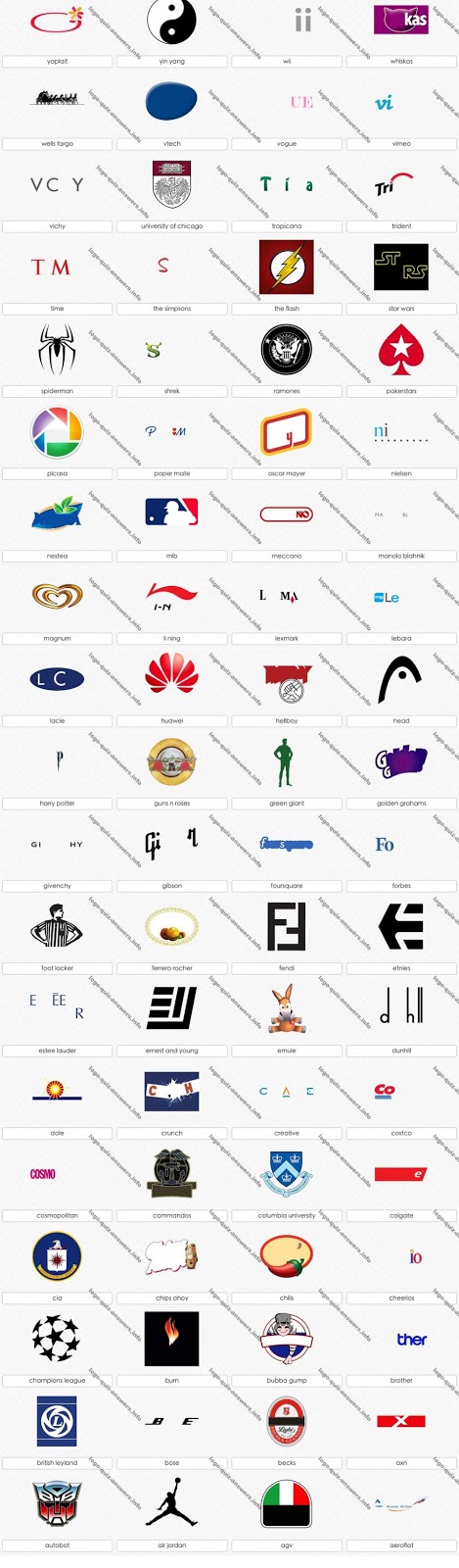 Logo Quiz Answers Level 12