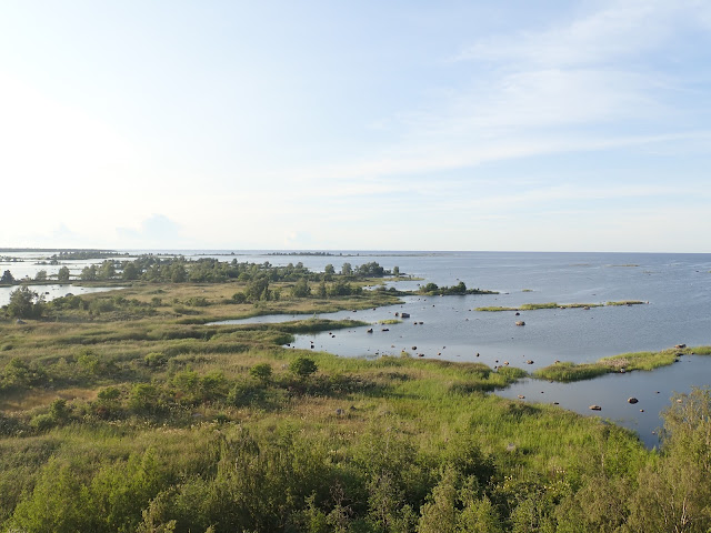 Merenlahti näkötornista kuvattuna