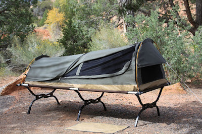 Kodiak Canvas Swag Tent, With A Screen Mesh Layer, Allowing You Get A Clear View Of The Night Skies