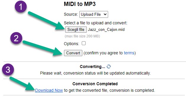 midi to mp3 online converter