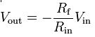 Inverting Amplifier - ESM Knowledge