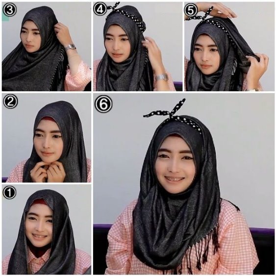Image Result For Tutorial Hijab Pashmina Sifon Natasha Farani