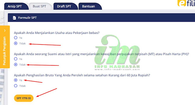 Tutorial Pengisian SPT 1770 SS Secara Online Untuk Guru Madrasah