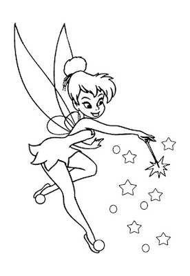 Desenhos para Colorir da Sininho – Imagens para Imprimir da Tinker Bell