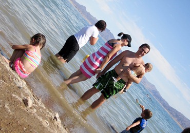 swifts and jamie in water (1 of 1)