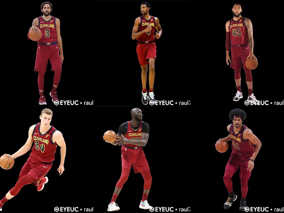 Cleveland Cavaliers Full Body Portraits by Raul77 | NBA 2K22