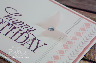 Make In A Moment - Pretty Birthday Card Featuring the Bohemian Boarders Stamp Set from Stampin' Up! UK