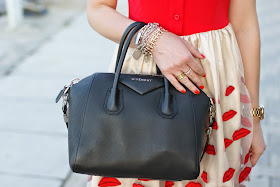 Givenchy Antigona black bag, Captain Dior nail polish, bvlgari ring, Fashion and Cookies, fashion blogger