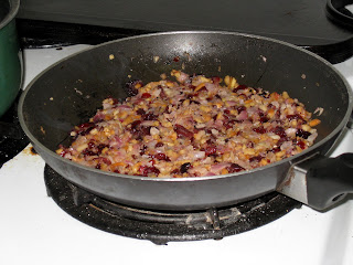 Cranberry and onion compote