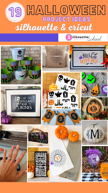 silhouette 101, silhouette america blog, halloween crafts, wood signs, silhouette cameo projects