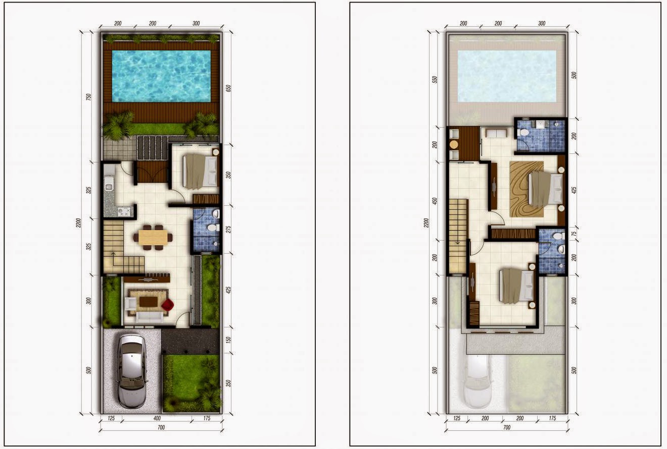 Kumpulan 48 Desain Rumah  Kecil Kolam  Renang  Terupdate 