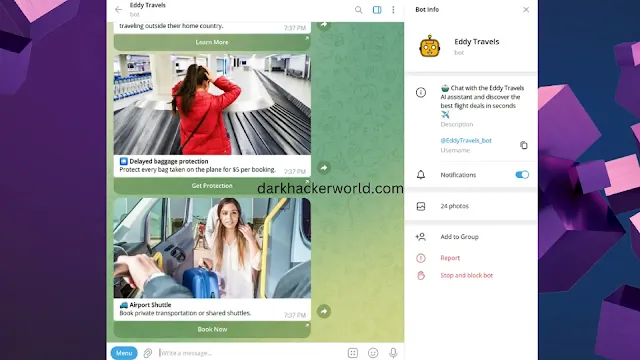 Eddy Travels Telegram Bot