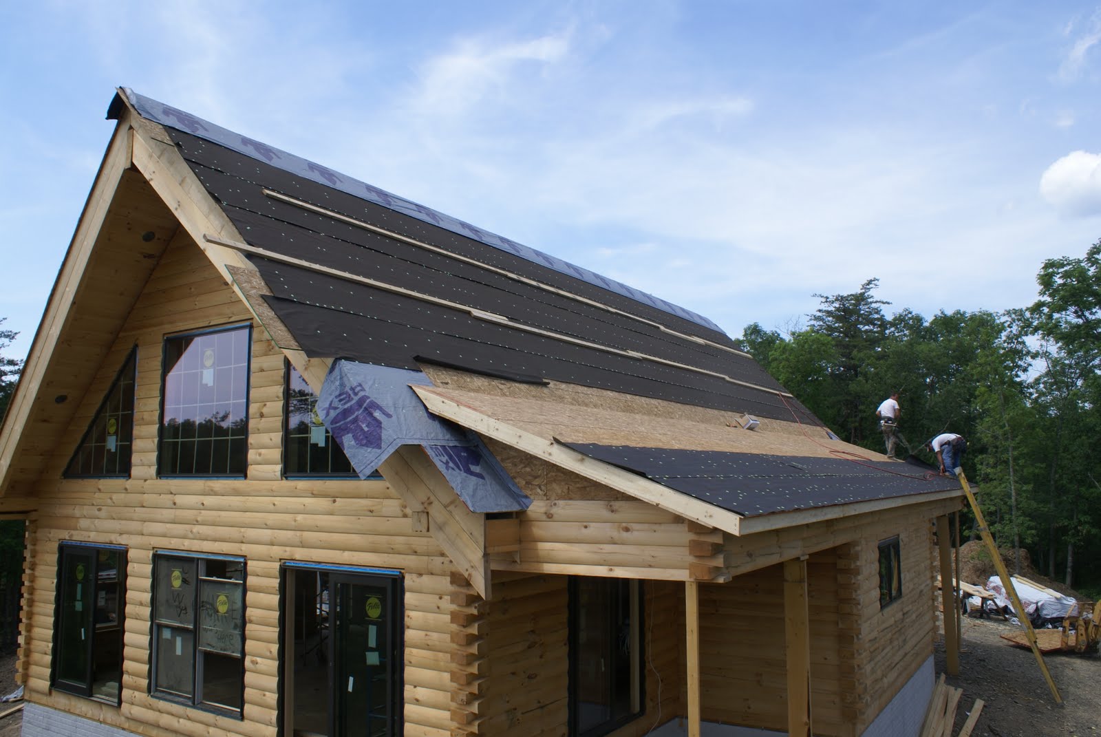 Hidden Bend Retreat, Romney West Virginia: Shed Roof on 
