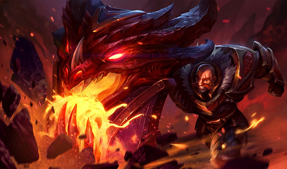 League of Legends Wallpaper Skin Fire