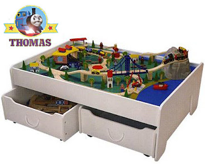 Thomas  Train Toddler  Sets on Thomas Tank Under The Bed Trundle Train Table Set Or The Train