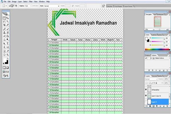 Jadwal Imsakiyah Ramadhan 2019 - Gambar Gratis