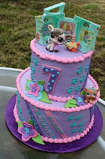 Tortas de Littlest Pet Shop para Fiestas Infantiles,parte 1