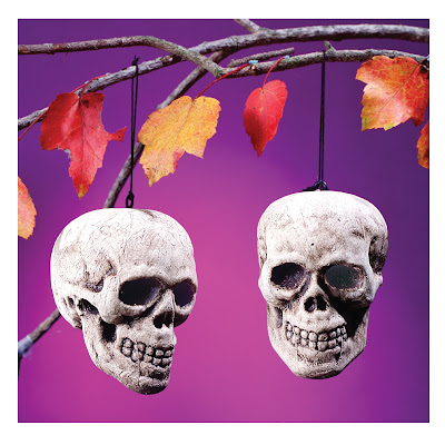 Skull Shower Halloween Wallpaper