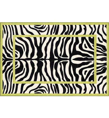 Zebra rug from Design Dazzle 5 Don't limit yourself to just Baby Stores 