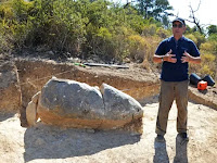 5,500-year-old Menhir discovered in Portugal.