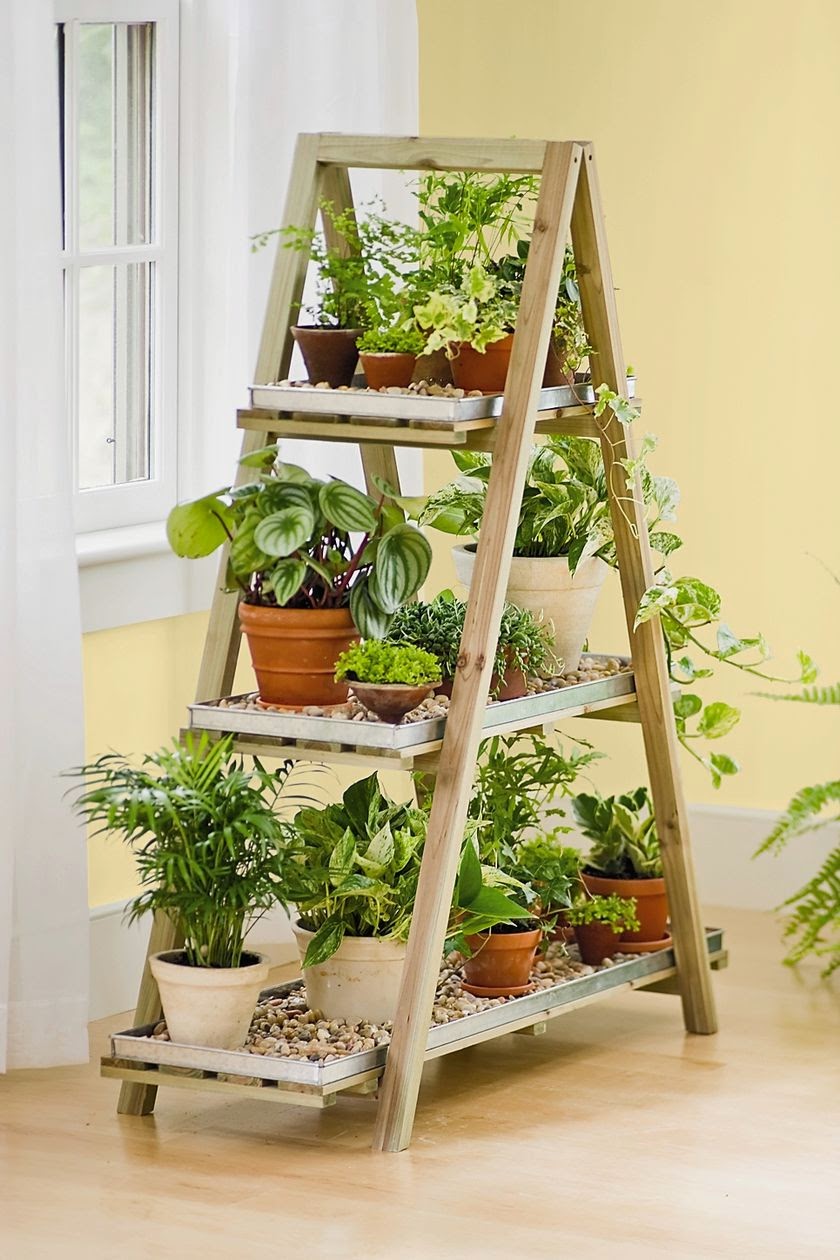 Chic Little House: DIY A Frame Plant Stand