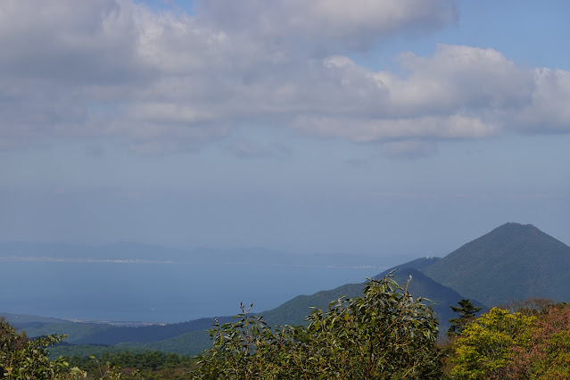 鳥取県西伯郡大山町大山　鳥取県道158号大山口停車場大山線からの眺望