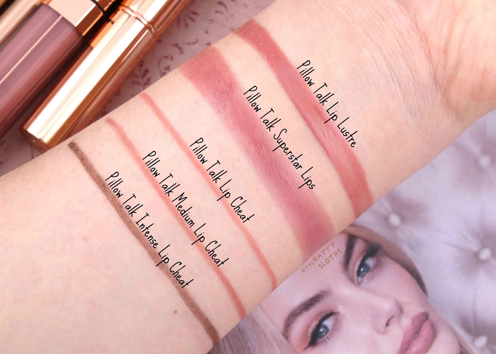 Charlotte Tilbury | Lip Cheat Lip Liner in "Pillow Talk", "Pillow Talk Medium" & "Pillow Talk Intense": Review and Swatches