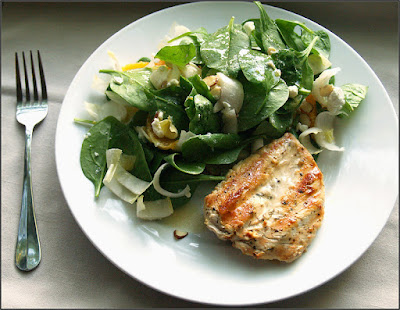 Grilled Chicken Salad with Orange