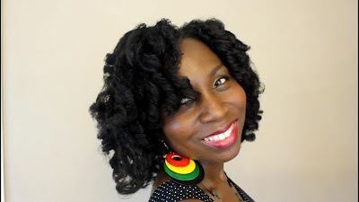 BOUNCY CURLS on NATURAL HAIR Type 4 Coily Hair with JUMBO Perm Rods DiscoveringNatural