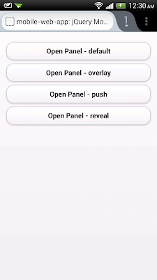 Panel wedget of jQuery Mobile 1.3.0 beta