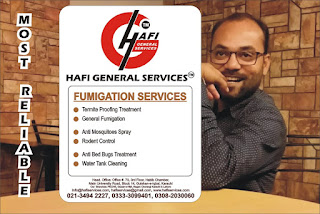 Contact at Hafi General Services Karachi Fumigation Company 