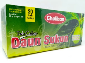 Jual teh celup daun sukun obat ginjal dan jantung di Surabaya