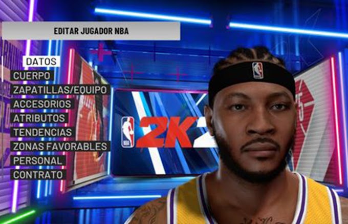 Carmelo Anthony Cyberface by Han73 | NBA 2K22