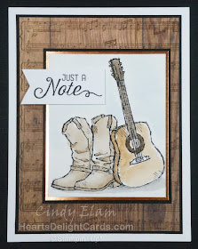 Heart's Delight Cards, Country Livin', Just a Note, Stampin' Up!, 