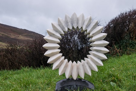 Still Cedar: PORTUGUESE MARBLE, 2013: W 60cm, H 75 cm, D 15 cm; SOLD