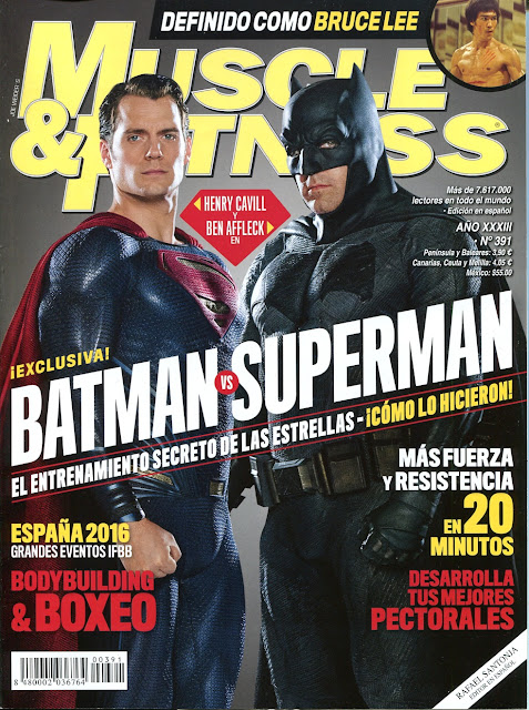 Muscle & Fitness - 391 - Marzo 2016 - Henry Cavill - Ben Affleck