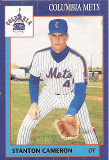 Stanton Cameron 1990 Columbia Mets card