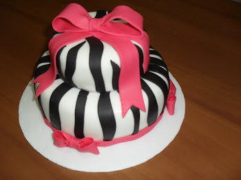 Bolo Dois Andares Zebra