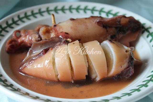 Ketupat Sotong Sempena Hari Ibu - Azie Kitchen