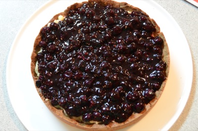 Blueberry Toasted Coconut Tart 400
