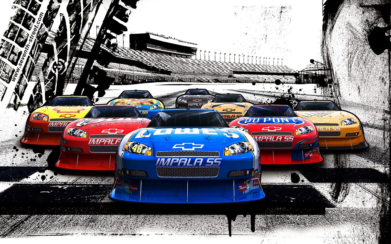 Gambar Mobil Balap Nascar Wallpaper Yang Keren